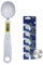 Liuer Cuchara Medidora Gramos,Cuchara Escala Digital Cuchara de Medición Cuchara Medidora Digital,Báscula de Cuchara 500 g (0.1 g) para Alimentos para Perros,Especias y Alimentos (Blanco)