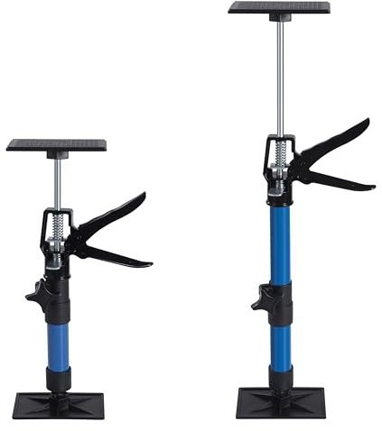 Telescópicas de Soporte Antideslizante Sistema de Soporte Ajustable de Tercera Mano para la Instalación de Armarios de Baño y Paneles de Yeso Paquete de 2