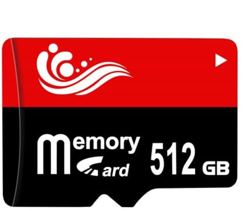 SD Karte 512 GB - Jpnew Speicherkarte 512GB Großer Speicher SD Card Schnelle Geschwindigkeit TF Karte Memory Card Externe Datenspeicher für Kameras Handy Drohnen Tablet