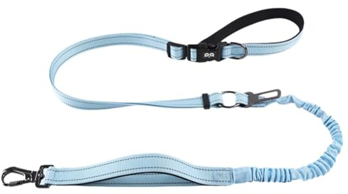 Osmond Pet Dog Explosion-Proof Leash Pet Leash Waist Crossbody Free Hands Dog Leash Blue