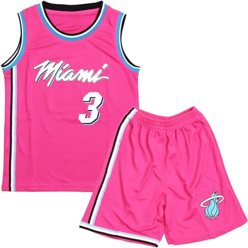 FUTERLY Maillot Basket Enfant 2 Pièces Ensemble et Short | Tissu en Maille, Pas de Décoloration, Pas de Rétrécissement, Parfait Pour l'Entraînement Sportif et la Tenue Quotidienne