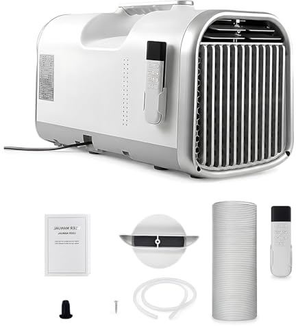 Portable Tent Conditioner 5100BTU 400W No Installation Evaporating Cooler with Speech Recognition Insulated Cab RV Off-Grid Fast Equipment(AC220V)