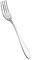 Salvinelli Twist Set, Acciaio Inossidabile, Stainless Steel, Forchette Frutta 12 Pezzi