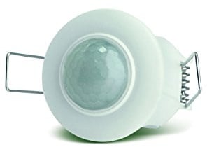 Luceco Guardian Interior Ceiling Lighting, Recessed Day and Night PIR Motion Sensor, 360 Degree, White
