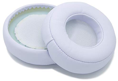 MMOBIEL Ear Pads Replacement for Monster Beats by Dr. Dre Pro Detox Headphone Memory Foam and Protein PU Ear Pad Cups Cover Cushions - Earpads Replacement – White