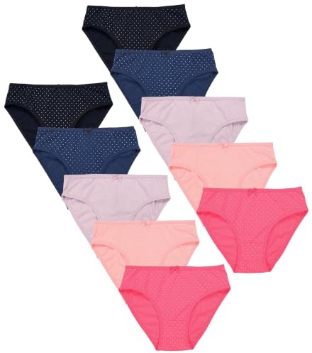 TupTam Slips | Mädchen-Unterhosen im 10er-Pack aus weicher Baumwolle, Größen 92–170, bequem und ideal für den täglichen Gebrauch