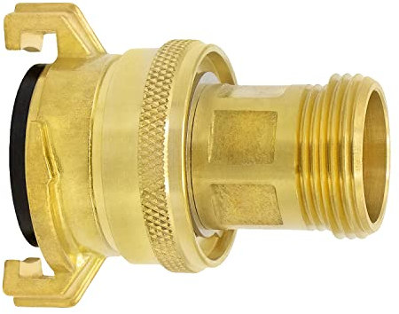 VARIOSAN Saug- und Hochdruckkupplung 14016, 1 Außengewinde, Messing blank, System Geka