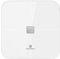 NOERDEN - Smart Body Scale SENSORI - Personenwaage mit Step-On-Technologie, Wi-Fi/Bluetooth, LED-Display und gehärtetes Glas - Körperfett-, Herzfrequenz-, BMI-Analyse mit Mobiltelefon-App - Weiß