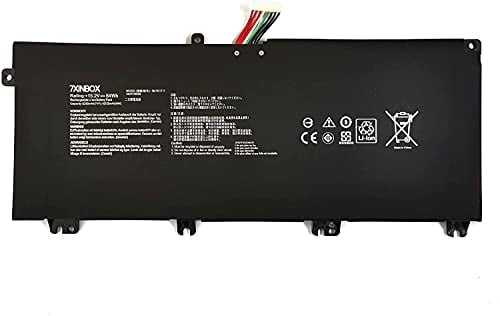 7XINbox 15.2V 64Wh B41N1711 Replacement Laptop battery for Asus ROG Strix GL703VD GL703VM GL503 FX503VM FX63VD ZX63V GL503VD GL503VM (Short Cable)