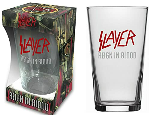 SLAYER BIERGLAS BEER GLASS REIGN IN BLOOD PINT 570 ml