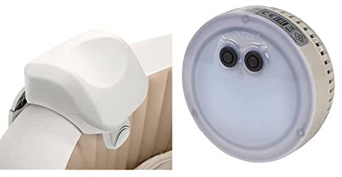 Intex Lumière d'ambiance pour PureSpa à Bulles & Appuie Tete Deluxe Pure Spa