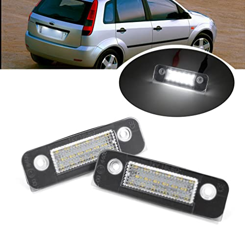 LED-Kennzeichenbeleuchtung komplett kompatibel mit F'ord Fiesta MK5 JH1 JD3 01-08 Fusion 02-12 Mondeo MK2 96-00, OEM: 1332916