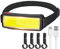 DARKBEAM LED Headlamp Flashlight 1200 Lumen USB Rechargeable COB Floodlight Lightweight, Waterproof Headlight - Work Light for Hard Hat - Car Maintenance and Construction - Cycling Fishing Outdoor