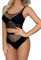 Buitifo Femme Ensemble de Lingerie Mesh Sexy Nuisette Babydoll Dentelle Bodys sous-Vêtement(Noir HB,Taille Unique)