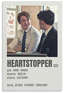 Heartstopper 2022 Minimalistisches Polaroid-Filmposter, Ästhetik für Raummalerei, Leinwandkunst, 50 x 75 cm