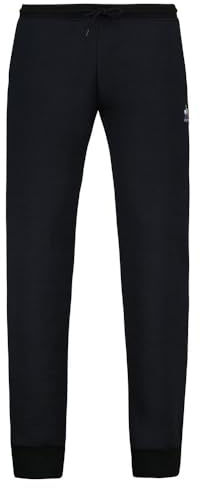 Le Coq Sportif Herren ESS Pant Regular Nr. 4 M Black Hose, Schwarz, XL