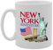 Coralgraph Various New York USA Themed Ceramic Mug – Novelty Gift Coffee Tea Cup with Iconic New York Designs (New York MG5630)