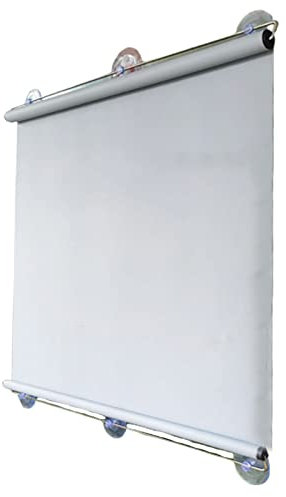 X1NGFU Sonnenschutz Rollo Verdunkelungsrollo Mit Saugnapf,Dachfenster Rollo Seitenzugrollo Temporäre Jalousien,Auto Sonnenblende,Einziehbarer,für Balkon,ohne Bohren (W63xH150cm(25x59in))