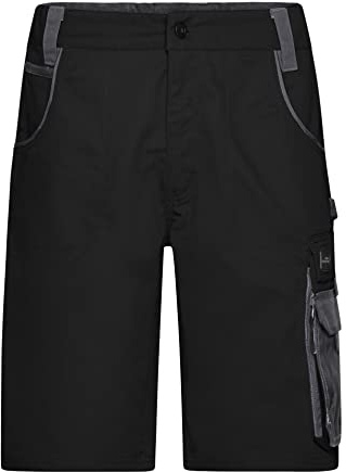 James & Nicholson Workwear Shorts - Kurze Arbeitshose mit Cordura verstärkten Taschen