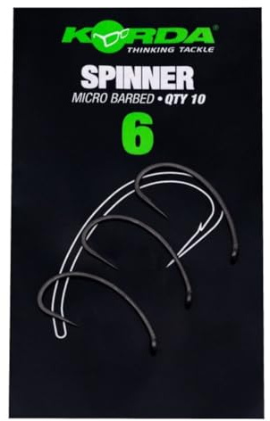 Korda Spinner Micro Barbed Qty 10