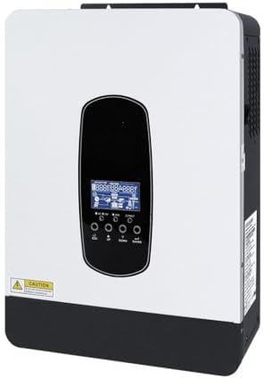 Y&H Inverter solare ibrido da 3200W,DC24V a AC230V,inverter sinusoidale puro indipendente dalla rete con caricatore solare MPPT da 80A+caricatore AC,Max PV 3000 W DC55-450V,adatto per batteria da 24V