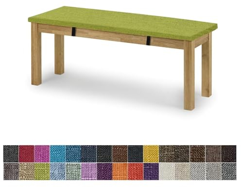 yaoumeo Bankauflage Sitzkissen,Bankkissen,90x35x5cm Gartenbank Auflage,Waschbar-Abnehmbarem,Mehrere Farbgrößen Verfügbar(Gras Grün)