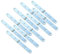 Lokatall Lot de 10 charnières de porte de bateau marines – Charnières métalliques robustes à 270 degrés pour table pliante en bois, porte d'armoire et projets de bricolage – 155 x 16 mm Argenté