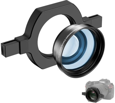 Super Macro Lens with Universal Snap-on Mount for 38mm to 52mm Filter,Snap-on Macro Lens Compatible with Canon EF, Nikon F(DX), Sony Alpha etc+ Lens Optic Pen Cleaner + 1 Micro-Fiber Cloth+EVA Storage