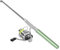 Angelruten Outdoor Tragbare Angelrute, Tragbare Mini-Angelrute-Tasche, Leicht zu Tragen, Einziehbare Angelrute Mit Rollenrad(Grün)