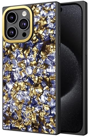 Cocomii - Rectangle Case Compatible with iPhone 15 Pro Max - Opalescent Pearl, Camera Protector, Glossy, Women Girls Men, Protective Phone Case for iPhone 15 Pro Max 6.7 inch, Oyster
