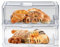 Gzsekken 2 Pack Bread Storage Containers, Clear Bread Bins with Drawer Tray for Sandwich Holder, Bread Box, BPA-Free Plastic Food Container for Homemade Bread