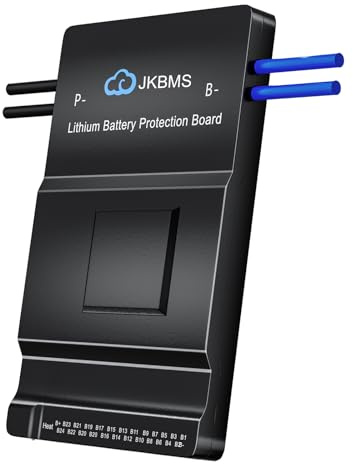 JKBMS Smart BMS 8S-24S 150A 1A Active Balance Built-in Bluetooth with RS485 PCB Battery Protection Board for Li-ion LiFePO4 LTO Battery Pack (JK-B1A24S15P)