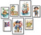 MJ-GRAPHICS® Poster Set Piraten Poster Kinderzimmer Deko, 2xA3 5xA4 Piratenschiff Wanddeko Kinderzimmer Deko Kinderzimmer Junge Freunde Poster Piraten Kinderzimmer, Schatzkarte Steuerrad ohne Rahmen