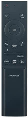 AH81-15498A Replaced Remote fit for Samsung Soundbar HW-Q600C/XY HW-Q60C/ZA HW-B750D HW-C400 HW-C43M HW-S60D/ZA HW-B550/ZAHW-C47M/ZA HW-Q6CC HW-S50B/ZA HW-S50B HW-B63M/ZA HW-B63M HW-B550D/ZA HW-B550D