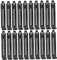 Artibetter 20pcs Stainless Steel Pci Slot Cover Pc Case Front Plate Vented Dustproof for Graphics Card
