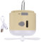 FackLOxc Ventilateur de lampe de camping rechargeable par USB 4 en 1 avec crochet et brumisateur répulsif pour une utilisation sûre