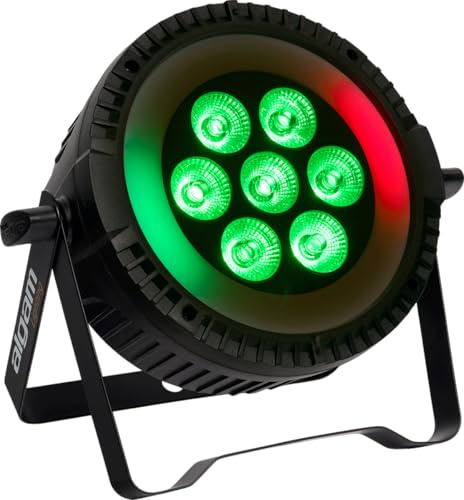 Algam Lighting PARWASH 76 RING - LED-Wash-Par 7 x 6 W RGBW mit RGB-LED-Ring, IP20