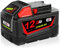1 Stück 12.0Ah Lithium Ersatzakku für Milwaukee Akku 18V Kompatibel mit Milwaukee M18 48-11-1815, 48-11-1841, 48-11-1850, 48-11-1828, 48-11-1840 mit LED-Anzeige (1 stück-2)