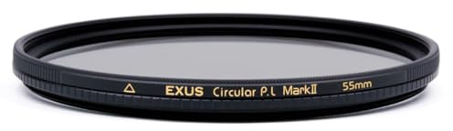 EXUS Mark II CPL Marumi Antistatischer MC, schmal, dünner Filterschutz, hergestellt in Japan, 55 mm
