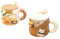 ZFIHAV Tazza in Ceramica addensata con Orsetto Carino da 2 Pezzi con Coperchio e Cucchiaio Tazza da caffè Tazza di Compleanno Tazza da caffè al Latte for Coppia Domestica