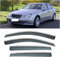 Auto Windabweiser Regenabweiser für Benz W211 2002-2008, Tür Visier Sonne Regen Guards Wetterschild Wetter Shields Seite Fenster Deflektor
