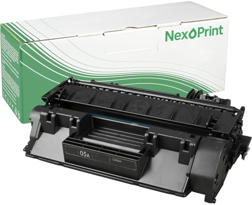 NexoPrint CE505A 05A schwarz Toner kompatibel mit HP LaserJet P2037N P2053D P2053DN 2750 Seiten