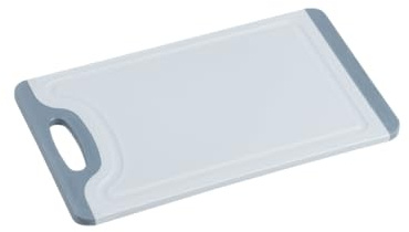 KESPER | Schneidebrett „Rutsch-Stopp“, Kunststoff, Maße: 23,5 x 14 x 0,75 cm, Farbe: Blau | 30835