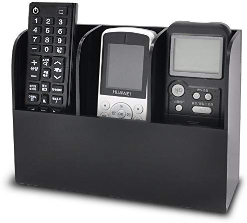 lamavido Remote Control Holder Mobile Phone Holder Office Organizer (G3-3 slots black)