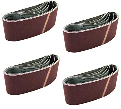 24 x Bandschleifpapier 105 x 620 mm Körnung 40/60/80/100/120/150