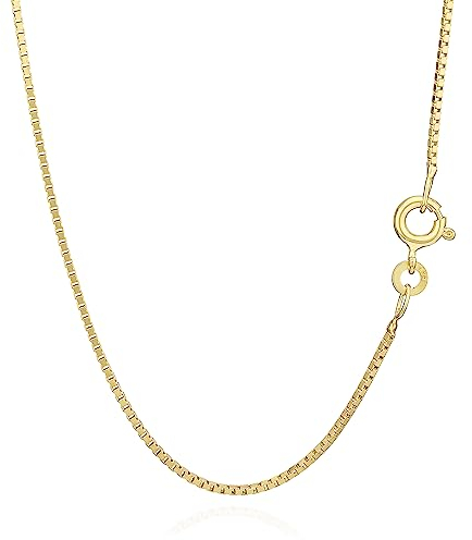 NKlaus 55cm Venezianerkette 333 Gelbgold 8 Karat elegante Halskette filigrante Breite 0,9mm Collier 2,8g schwer 9317