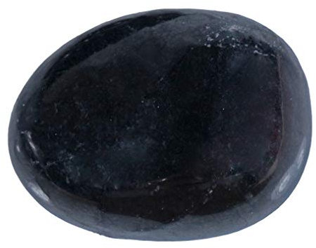 Lebensquelle Plus Beliebte Trommelsteine | Edelstein-Trommelstein + Edelsteinkarte | Größe M: 2-3 cm | Handschmeichler Heilstein Taschenstein (Schungit)