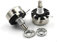 NO LOGO LSB-Potentiometer, 2ST WX110 WX010 10 Ohm - 22K Ohm 10R-22K 3 Lötstützpunkte 6mm runde Metallschaft Eingängig drahtumwickelten Potentiometer (Größe : 4.7K Ohm)