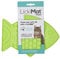 LickiMat Felix, Fish-Shaped Cat Slow Feeders for Feline Boredom and Anxiety Reduction; Perfect for Food, Treats and Anxiety Reduction, Green