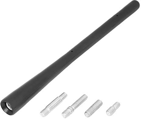 X AUTOHAUX 7.09 Inch Universal Car Rubber Antenna AM FM Radio Aerial Black